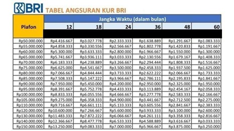 pinjaman rp 100 juta dari kur bri 2026